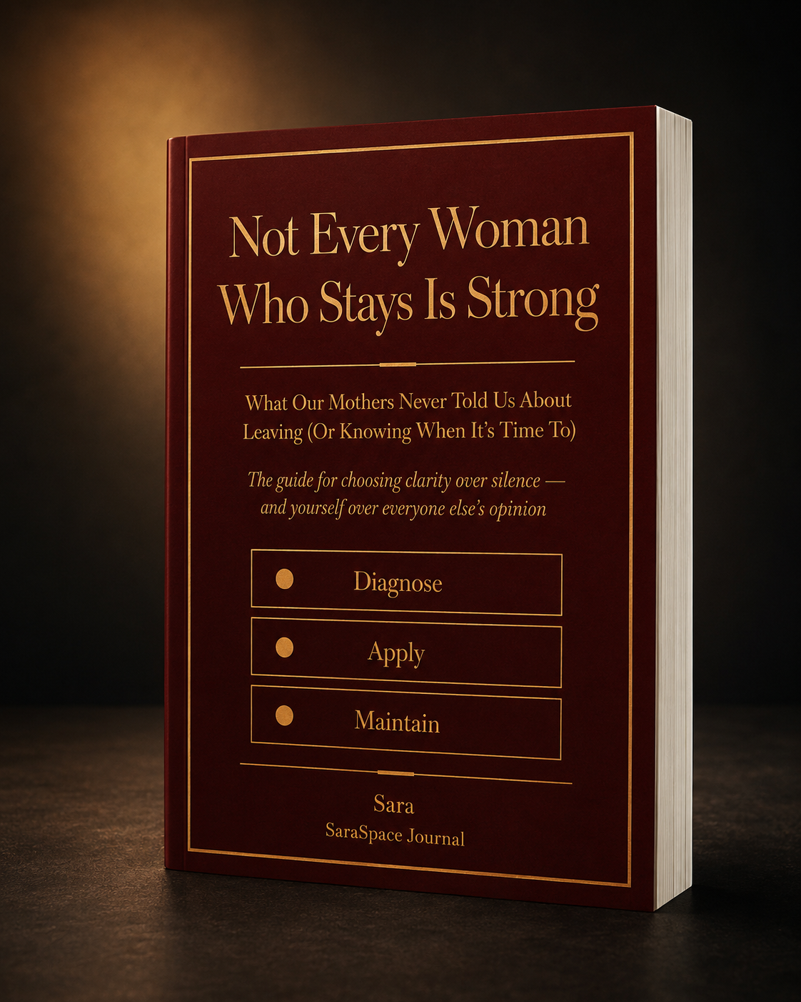 Not Every Woman Who Stays Is Strong — guide cover